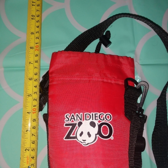 San Diego Zoo water bottle holder/carrier gently used, from 2008 - Picture 2 of 5